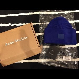 Brand NEW Acne Studios Beanie in royal blue